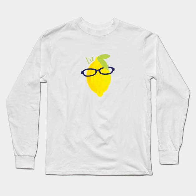 Lemon, Liz Lemon Long Sleeve T-Shirt by Peebs